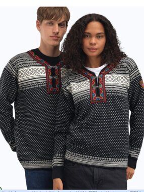 Dale of Norway Wool 'Setesdal' Unisex XS Pullover Sweater